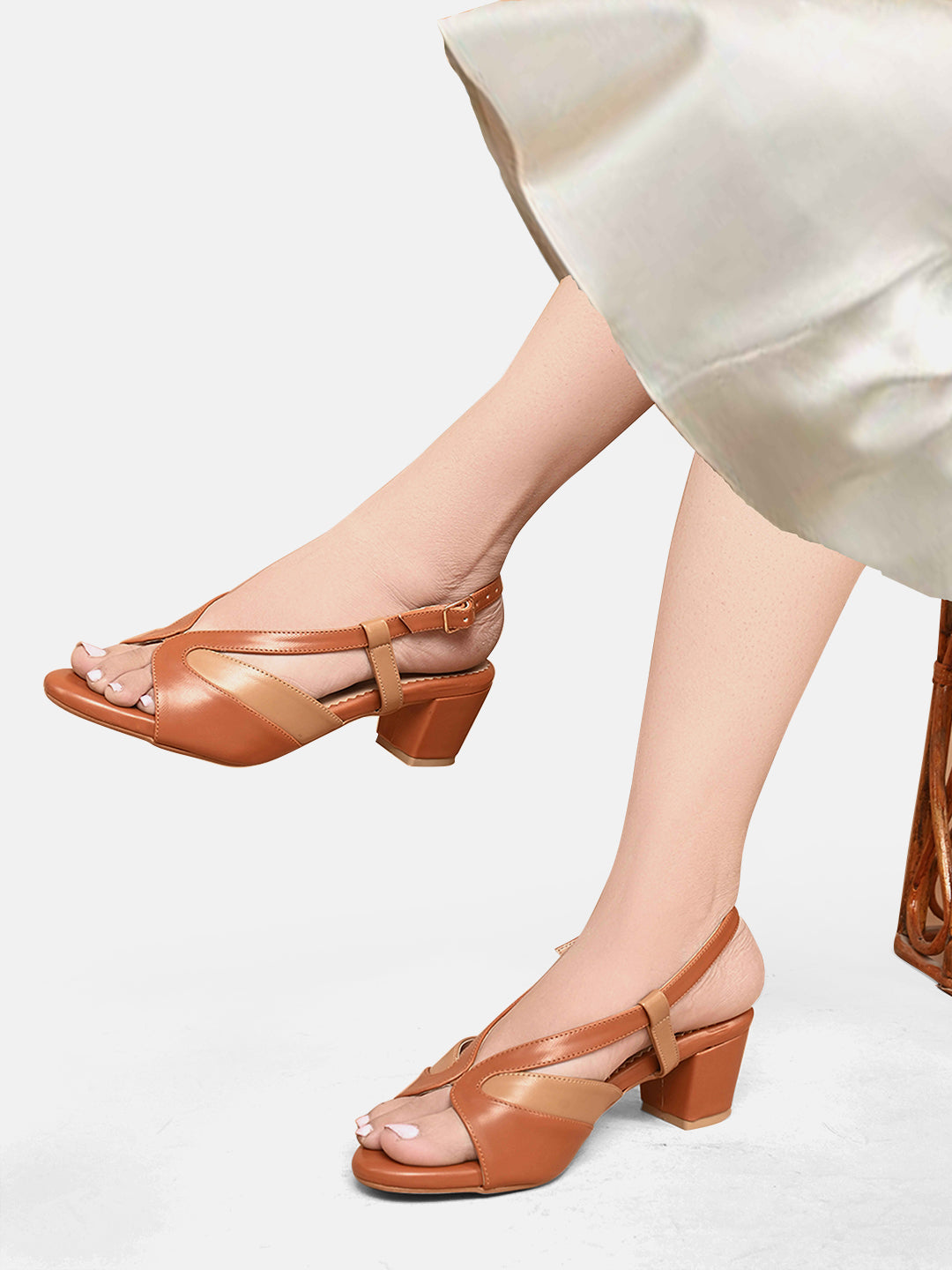 Earthy buckle bliss heel sandals