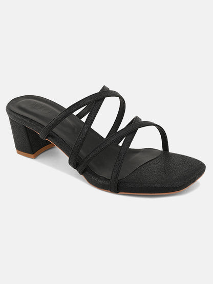 Cross road charm Black heels