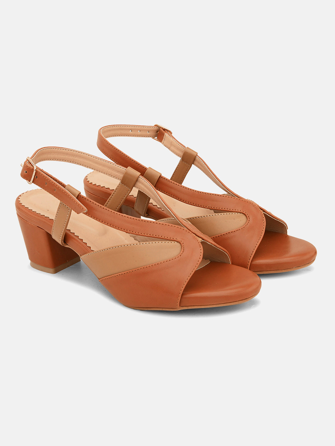 Earthy buckle bliss heel sandals