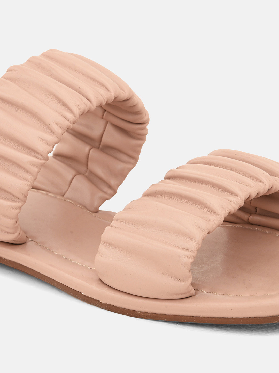 Blush Scrunchie Whirl flats