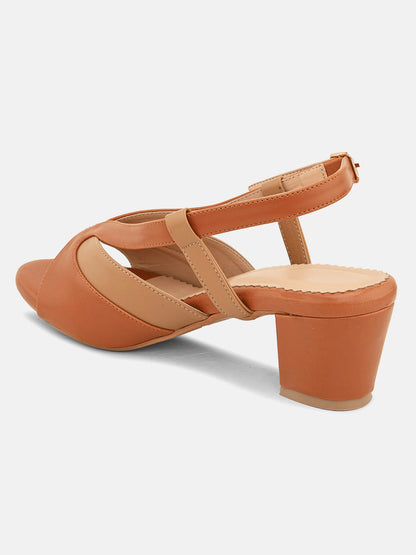 Earthy buckle bliss heel sandals